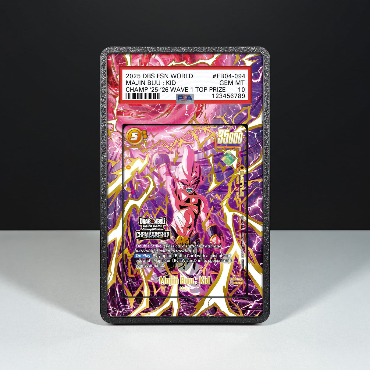 Majin Buu : Kid FB04-094 - Graded Card Extended Artwork Display Case