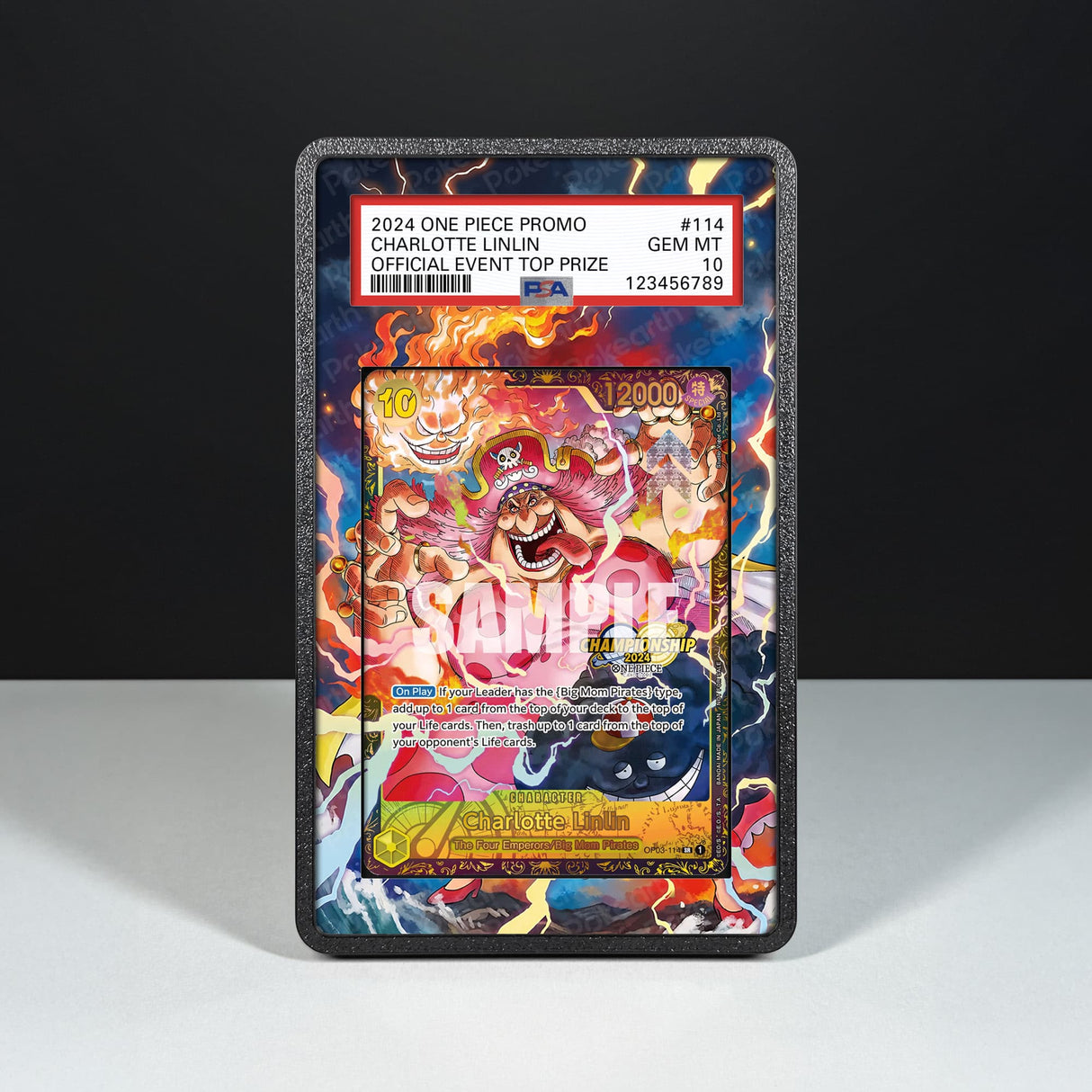 Charlotte Linlin OP03-114 - Graded Card Extended Artwork Display Case