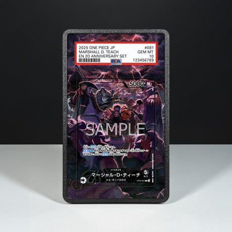 Marshall D. Teach OP09-081 – Erweiterte Artwork Hülle für Graded Cards