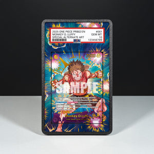Monkey D. Luffy EB02-061 - Graded Card Extended Artwork Display Case