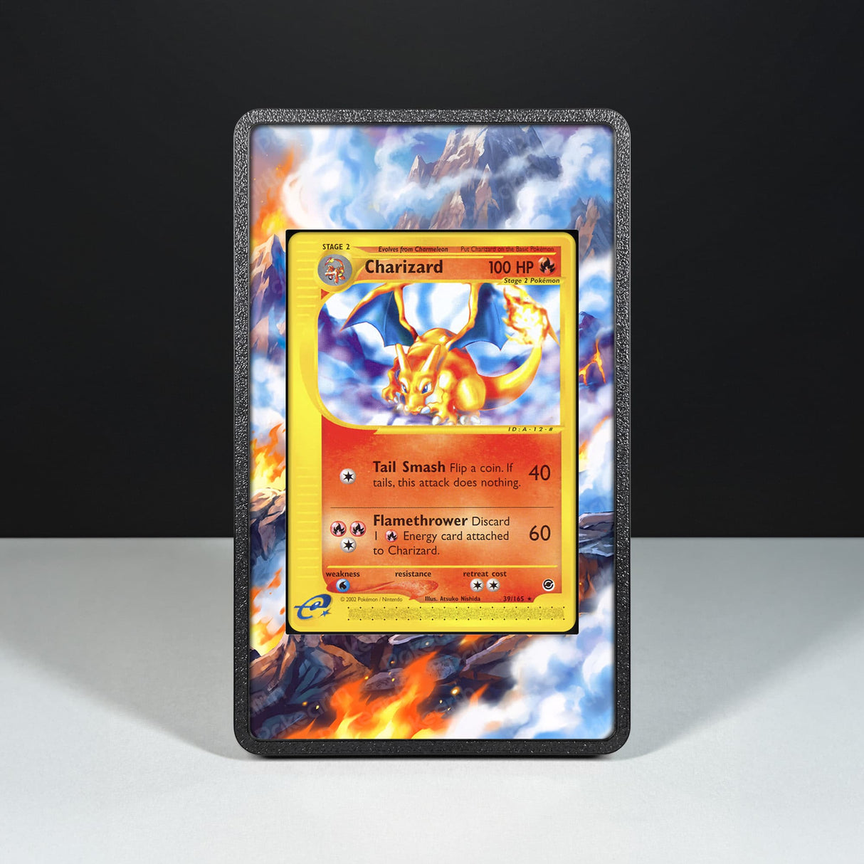 Charizard 39/165 - Custodia con Artwork Esteso per Carte Pokémon
