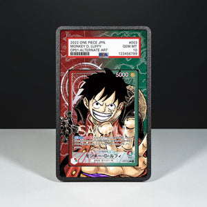 Monkey D. Luffy OP01-003 - Graded Card Extended Artwork Display Case