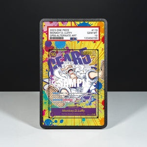 Monkey D. Luffy OP05-119 - Graded Card Extended Artwork Display Case