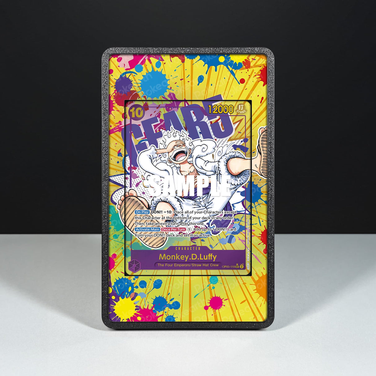 Monkey D. Luffy OP05-119 - One Piece Extended Artwork Display Case