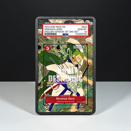 Roronoa Zoro OP01-025 - Custodia con Artwork Esteso per Carte Gradate