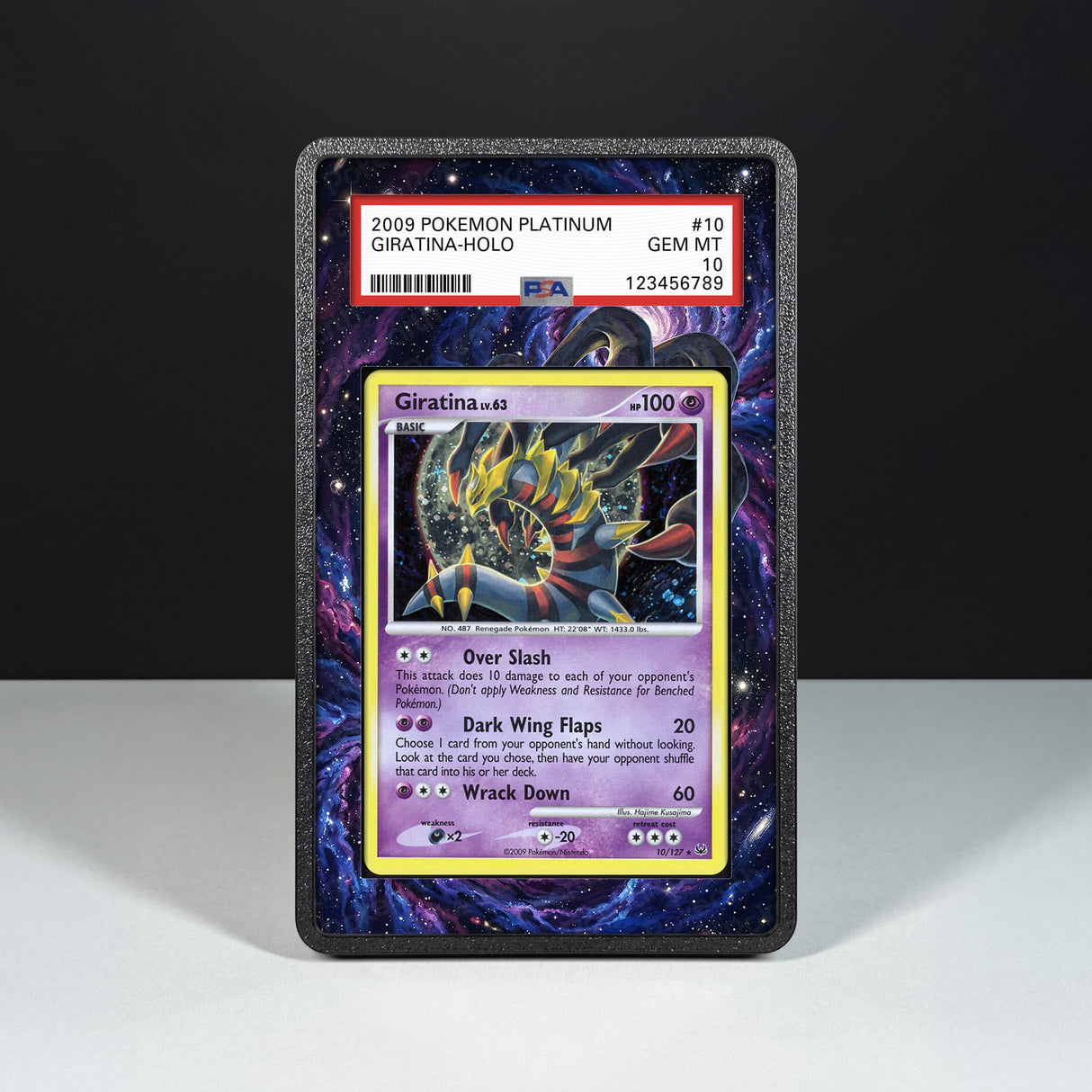 Giratina Lv.63 10/127 - Custodia con Artwork Esteso per Carte Gradate