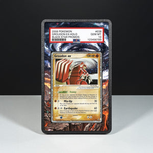 Groudon ex 038 - Graded Card Extended Artwork Display Case