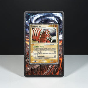Groudon ex 038 - Pokémon Extended Artwork Display Case