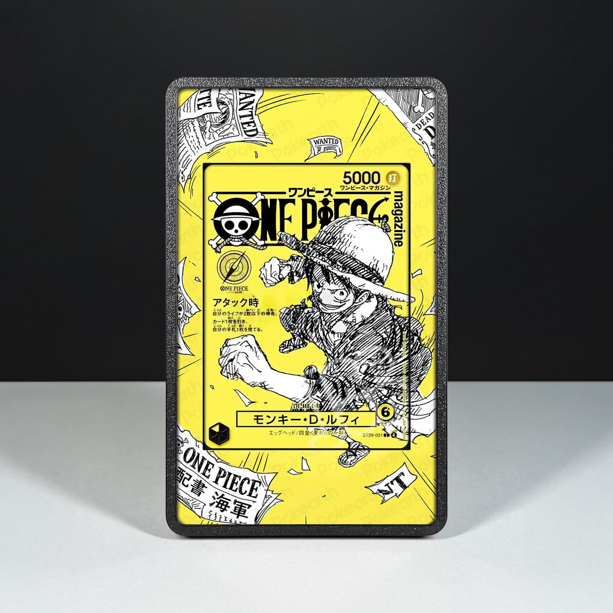 Monkey D. Luffy ST29-001 - Custodia con Artwork Esteso per Carte One Piece