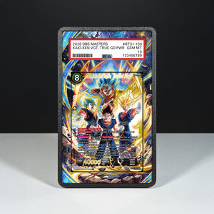 SSB Kaio-ken Vegito, True God Power BT31-150 - Gehäuse mit erweitertem Artwork für bewertete Karten