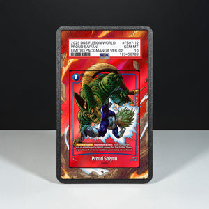 Proud Saiyan FS07-12 - Schutzhülle mit erweitertem Artwork für bewertete Karten