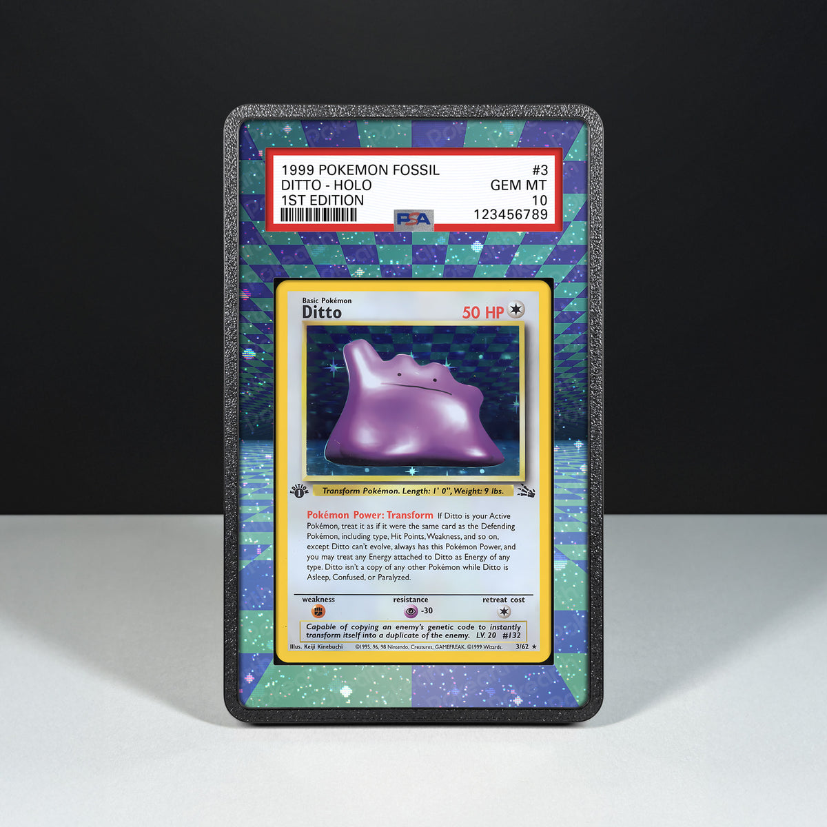 Ditto 3/62 - Graded Card Extended Artwork Display Case