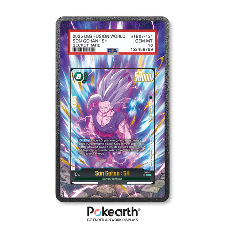 Son Gohan : SH FB07-121 - Graded Card Extended Artwork Display Case - Display Case Extended Artwork Pokearth