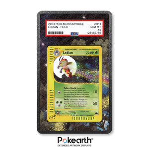 Ledian H14/H32 - Graded Card Extended Artwork Display Case - Display Case Extended Artwork Pokearth