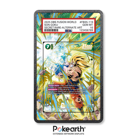 Son Goku FB05-119 - Graded Card Extended Artwork Display Case - Display Case Extended Artwork Pokearth
