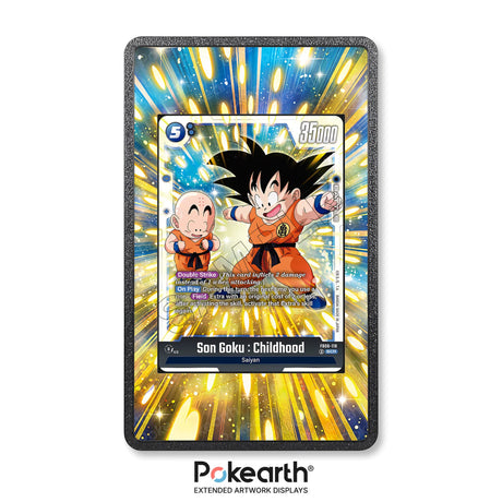 Son Goku : Childhood FB06-119 - Custodia con Artwork Esteso per Carte Dragon Ball - Display Case Extended Artwork Pokearth