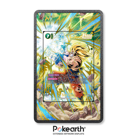 Son Goku FB05-119 - Custodia con Artwork Esteso per Carte Dragon Ball - Display Case Extended Artwork Pokearth