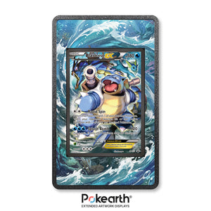 Blastoise EX XY122 - Custodia con Artwork Esteso per Carte Pokémon - Display Case Extended Artwork Pokearth