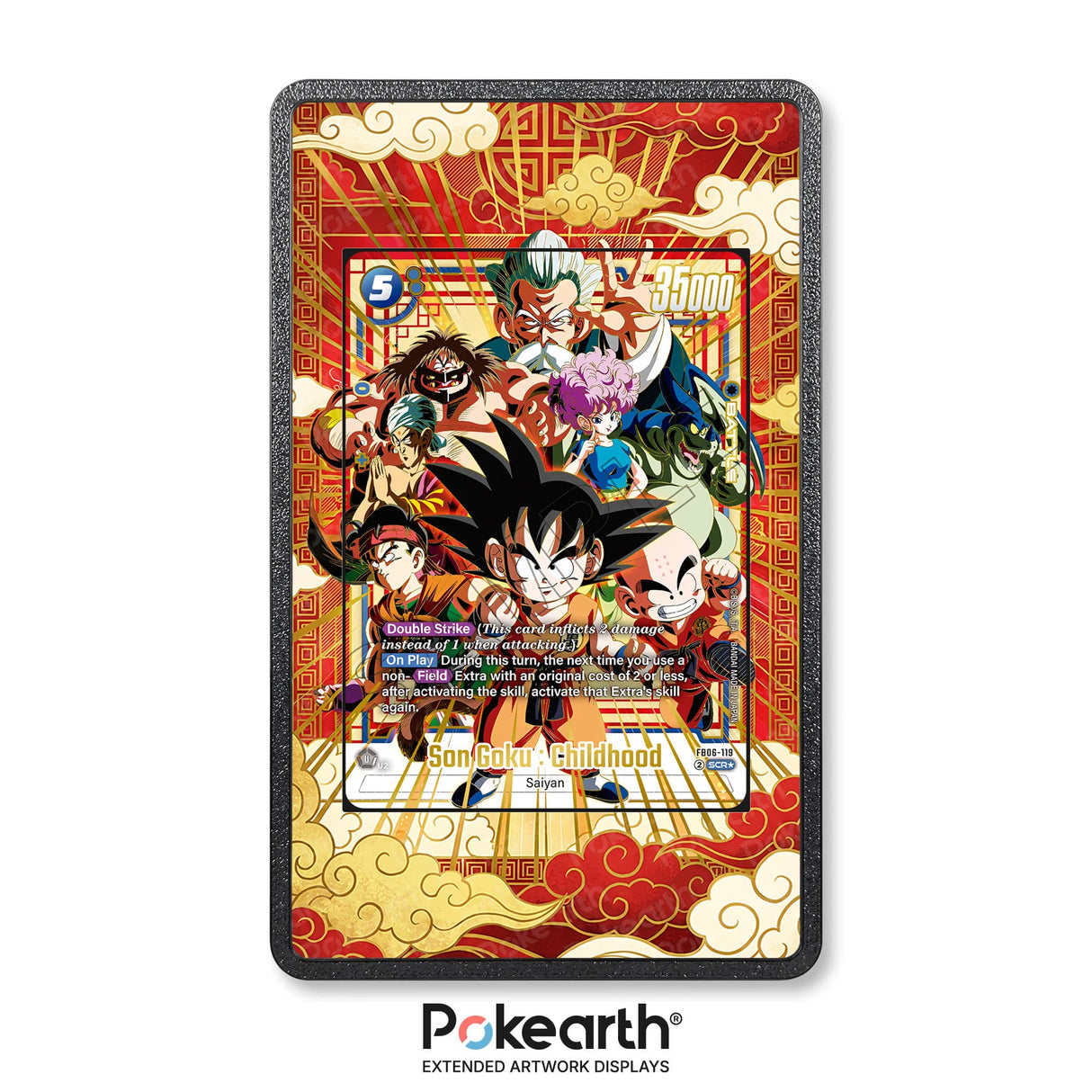 Son Goku : Childhood FB06-119 - Custodia con Artwork Esteso per Carte Dragon Ball - Display Case Extended Artwork Pokearth