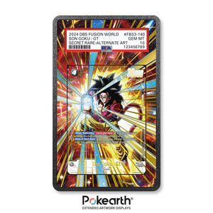 Son Goku : GT FB03-140 - Graded Card Extended Artwork Display Case - Display Case Extended Artwork Pokearth