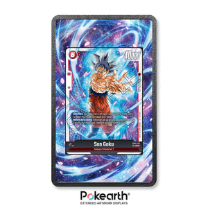 Son Goku FB04-129 - Custodia con Artwork Esteso per Carte Dragon Ball - Display Case Extended Artwork Pokearth