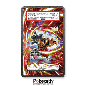 Son Goku FB04-129 - Graded Card Extended Artwork Display Case - Display Case Extended Artwork Pokearth