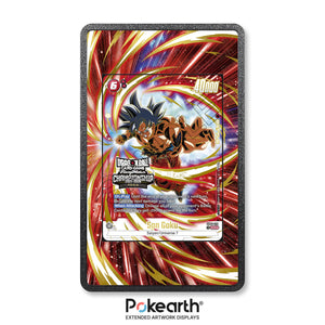 Son Goku FB04-129 - Custodia con Artwork Esteso per Carte Dragon Ball - Display Case Extended Artwork Pokearth