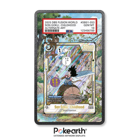 Son Goku : Childhood SB01-053 - Graded Card Extended Artwork Display Case - Display Case Extended Artwork Pokearth