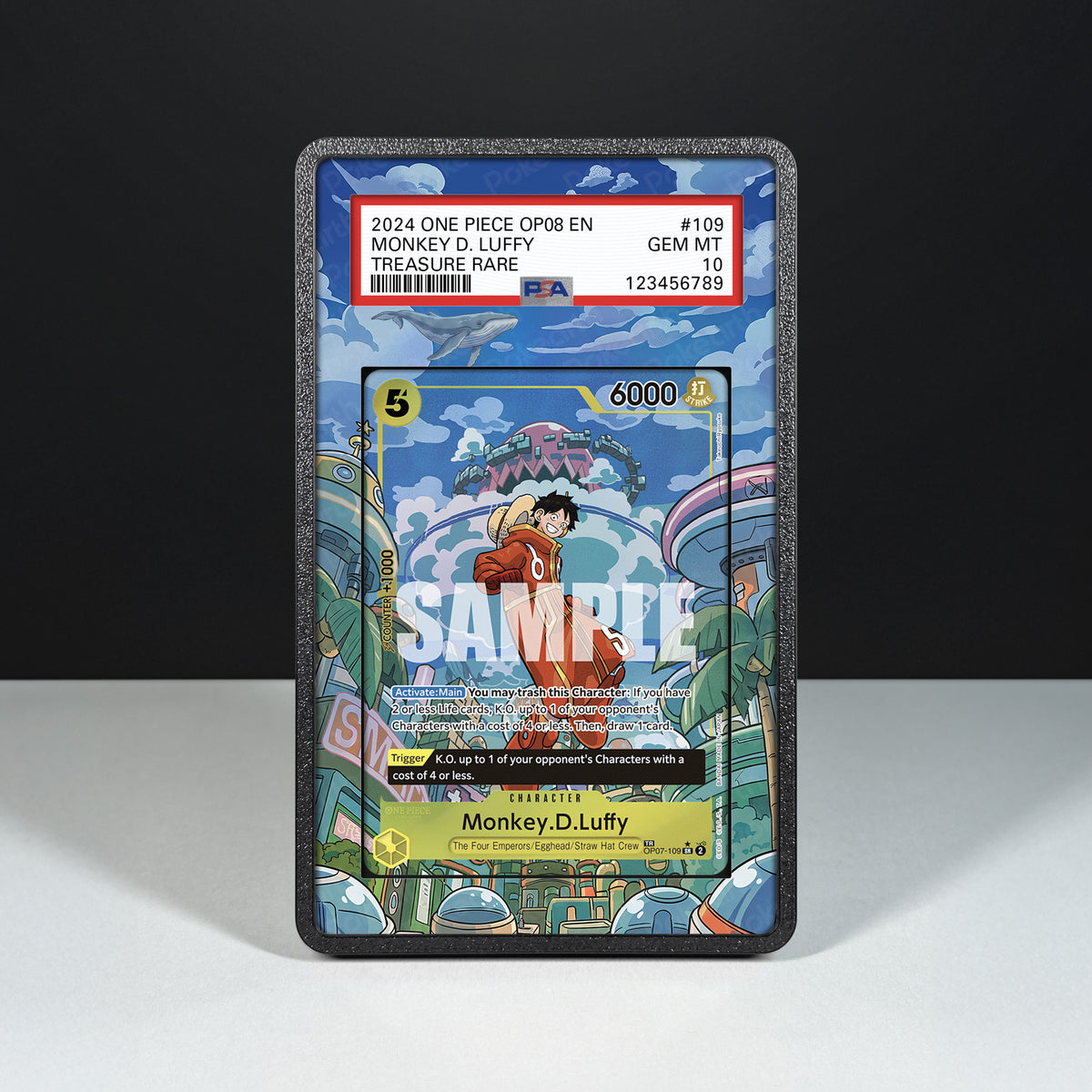 Monkey D. Luffy OP07-109 – Extended Artwork Graded Card Sleeve