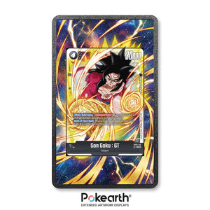 Son Goku FB03-140 - Custodia con Artwork Esteso per Carte Dragon Ball - Display Case Extended Artwork Pokearth
