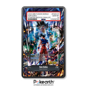 Son Goku FS09-07 - Graded Card Extended Artwork Display Case - Display Case Extended Artwork Pokearth