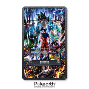 Son Goku FS09-07 - Custodia con Artwork Esteso per Carte Dragon Ball - Display Case Extended Artwork Pokearth