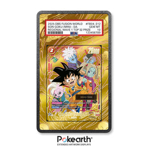 Son Goku (Mini) : DA FB04-012 - Graded Card Extended Artwork Display Case - Display Case Extended Artwork Pokearth