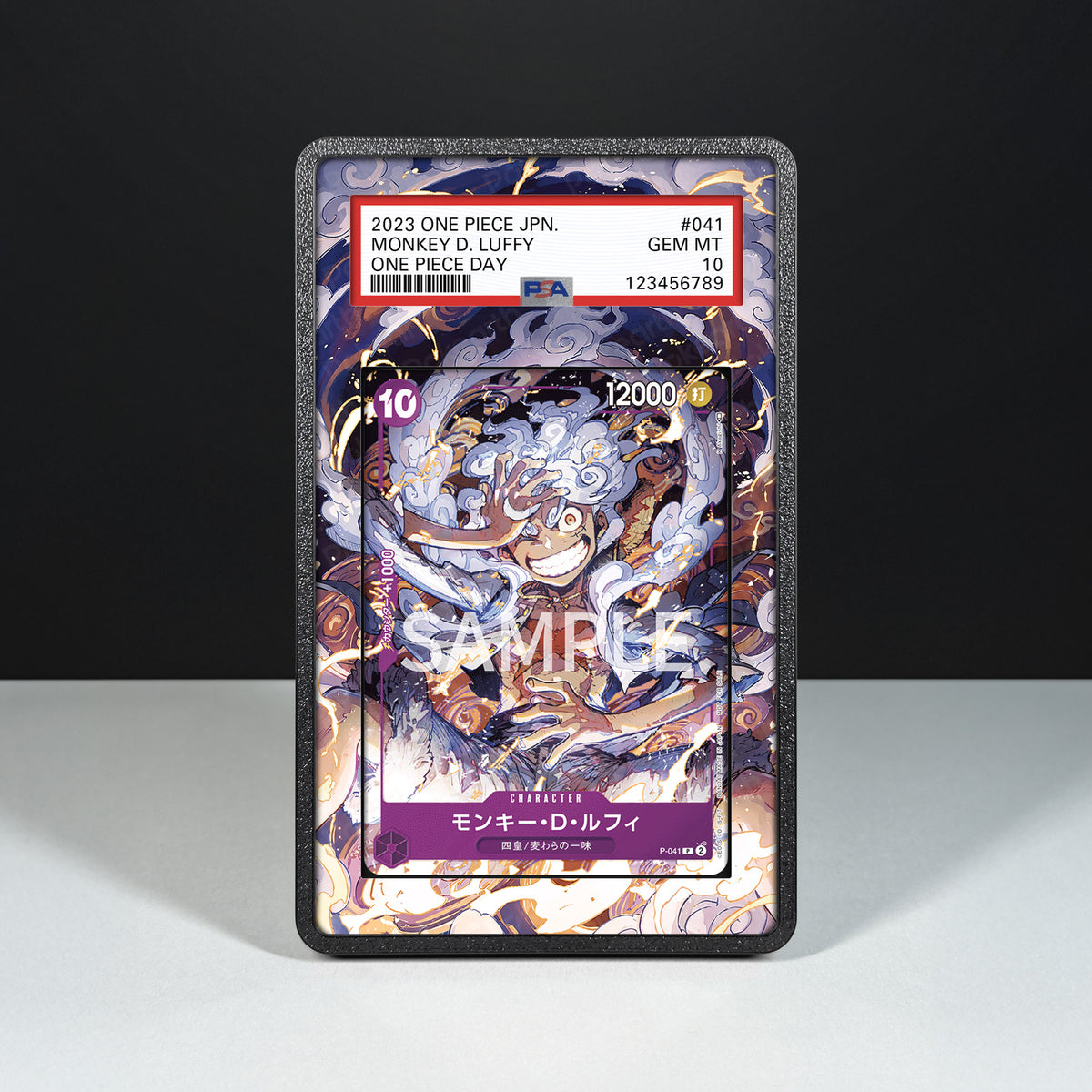 Monkey D. Luffy P-041 - Hülle mit erweitertem Artwork für bewertete Karten