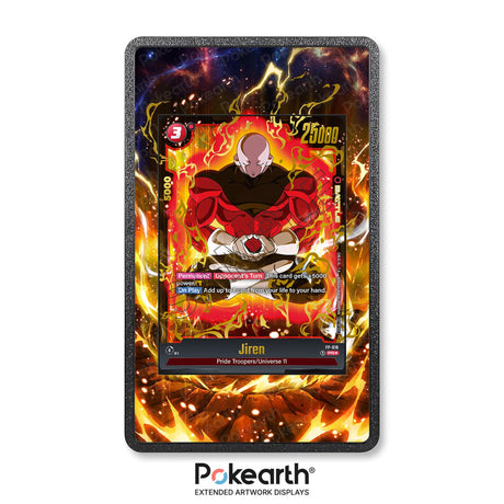 Jiren FP-016 - Custodia con Artwork Esteso per Carte Dragon Ball - Display Case Extended Artwork Pokearth