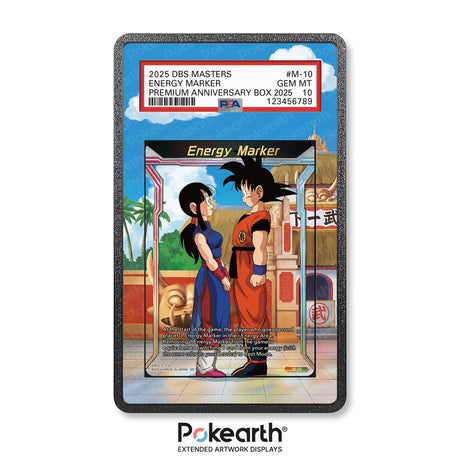 Energy Marker M-10 - Graded Card Extended Artwork Display Case - Display Case Extended Artwork Pokearth