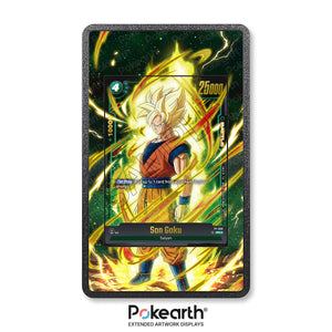Son Goku FP-008 - Custodia con Artwork Esteso per Carte Dragon Ball - Display Case Extended Artwork Pokearth
