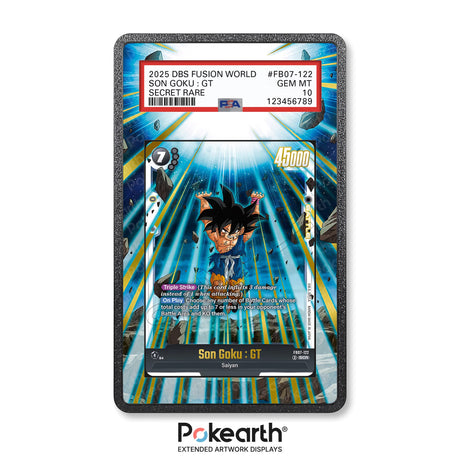Son Goku FB07-122 - Graded Card Extended Artwork Display Case - Display Case Extended Artwork Pokearth