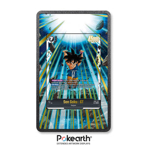 Son Goku FB07-122 - Custodia con Artwork Esteso per Carte Dragon Ball - Display Case Extended Artwork Pokearth
