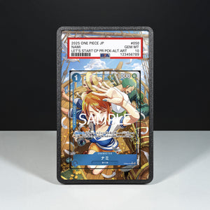 Nami OP09-050 - Hülle mit erweitertem Artwork für gegradete Karten