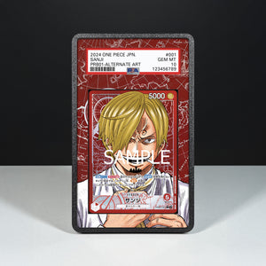 Sanji PRB01-001 - Hülle mit erweitertem Artwork für gegradete Karten