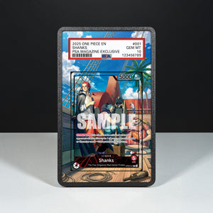 Shanks OP09-001 - Case mit erweitertem Artwork für gegradete Karten
