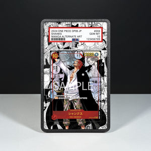 Shanks OP09-004 Manga - Custodia con Artwork Esteso per Carte Gradate