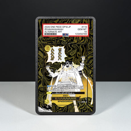 Zehahahahaha! OP16-116 - Custodia con Artwork Esteso per Carte Gradate