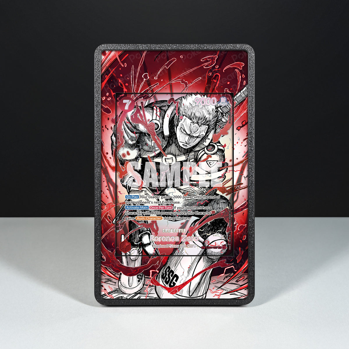 Roronoa Zoro EB04-007 - Custodia con Artwork Esteso per Carte One Piece