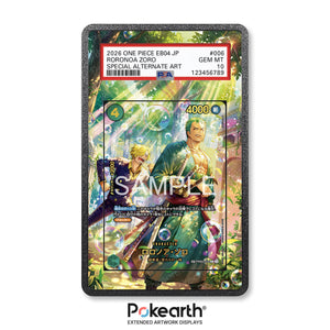 Roronoa Zoro PRB02-006 - Graded Card Extended Artwork Display Case - Display Case Extended Artwork Pokearth