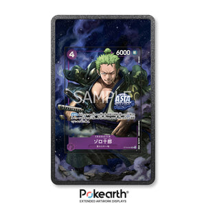 Zoro-Juurou ST18-004 - Custodia con Artwork Esteso per Carte One Piece - Display Case Extended Artwork Pokearth