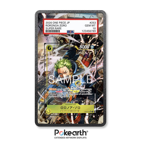 Roronoa Zoro ST29-014 - Graded Card Extended Artwork Display Case - Display Case Extended Artwork Pokearth