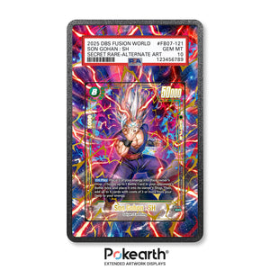 Son Gohan : SH FB07-121 - Graded Card Extended Artwork Display Case - Display Case Extended Artwork Pokearth