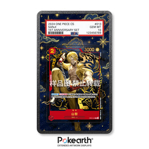 Sanji OP01-013 - Graded Card Extended Artwork Display Case - Display Case Extended Artwork Pokearth